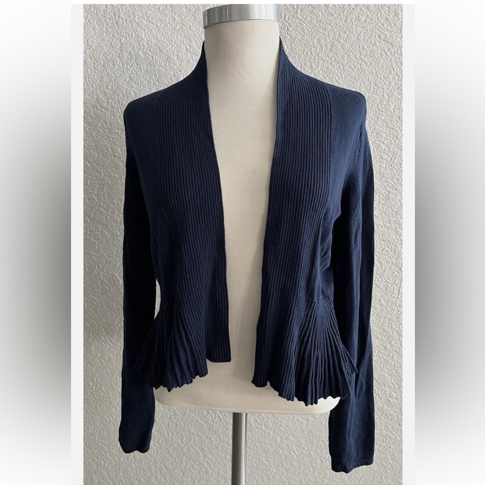 Anthropologie Navy Blue Cardigan